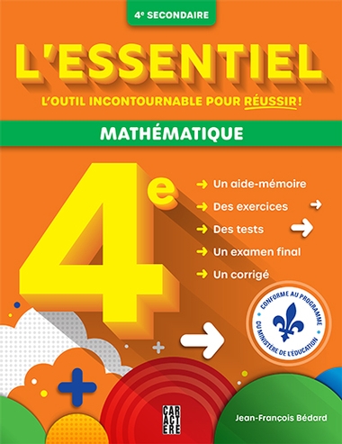 4e secondaire : mathématique N. éd. - COLLECTIF