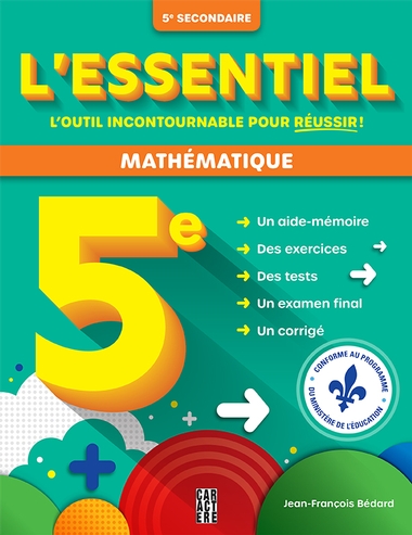 5e secondaire : mathématique N. éd. - COLLECTIF