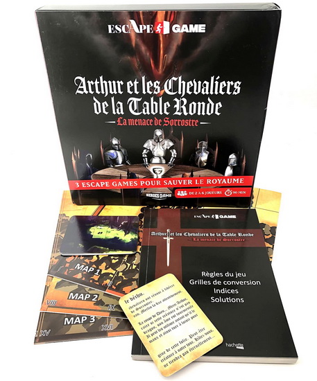 Arthur et les chevaliers de la Table ronde : la menace de Sorrostre : escape game Cof.