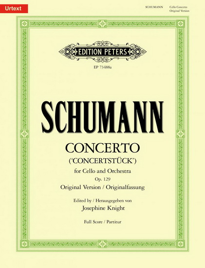 Concerto, Op. 129 - Original Version (Violoncelle & Piano) - ROBERT SCHUMANN