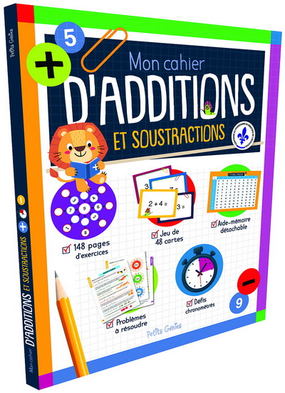 Mon cahier d&#39;additions et soustractions - COLLECTIF