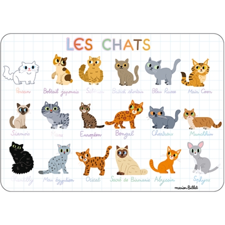 Napperon Chats