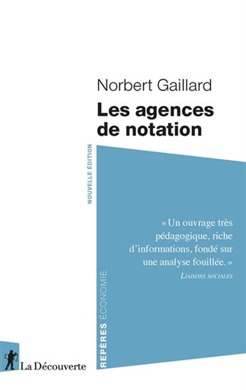 Les Agences de notation N. éd. - NORBERT GAILLARD