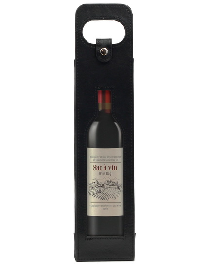 Sac à vin noir