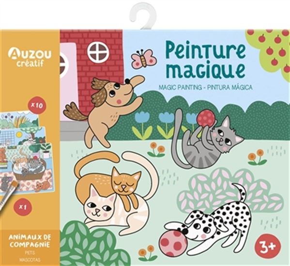 Peinture magique : animaux de compagnie - MICHELLE CARLSLUND
