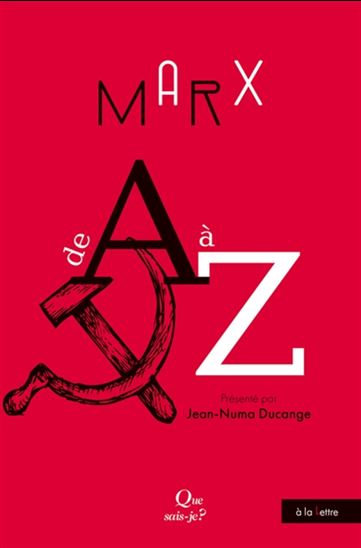 Marx de A à Z - JEAN-NUMA DUCANGE