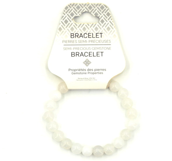 Bracelet pierre Quartz blanc