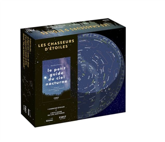 Les Chasseurs d'étoiles : le petit guide du ciel nocturne : observer les étoiles et les planètes à l'oeil nu Cof. - BLANDINE PLUCHET - LISE HERZOG