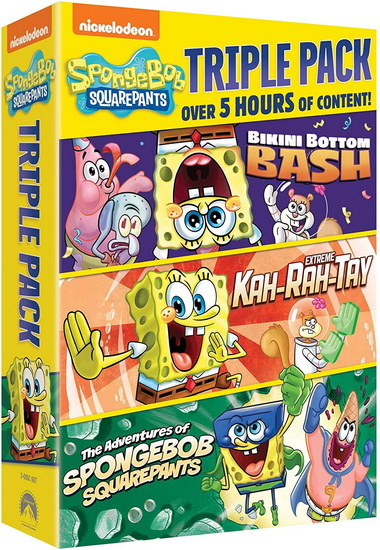 SpongeBob SquarePants Triple Pack: Bikini Bottom Bash & Extreme Kah-Rah-Tay & Adventures - SPONGEBOB SQUAREPANTS