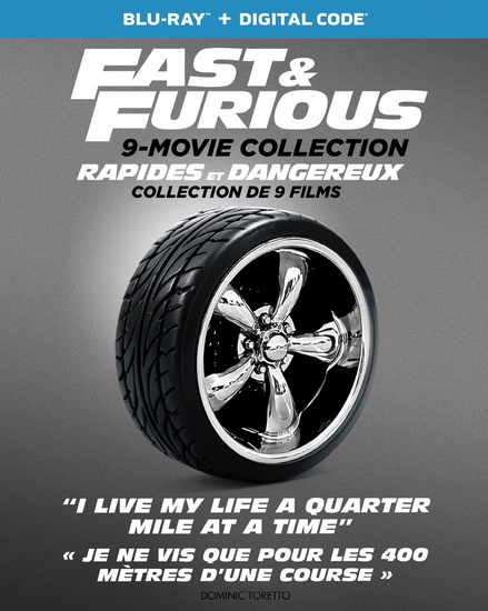 Fast & Furious: 9-Movie Collection (Blu-Ray) - DIVERS