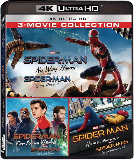 Spider-Man: Tom Holland 3 Movie Collection (4K+Blu-Ray) - DIVERS