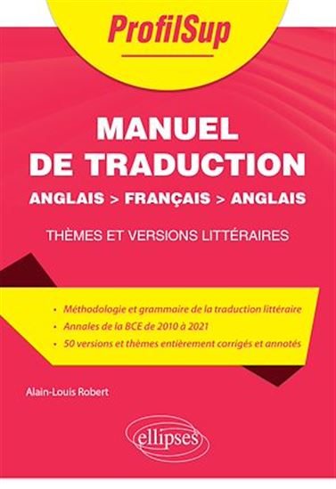 Manuel de traduction - Anglais > français > anglais - ROBERT ALAIN-LOUIS