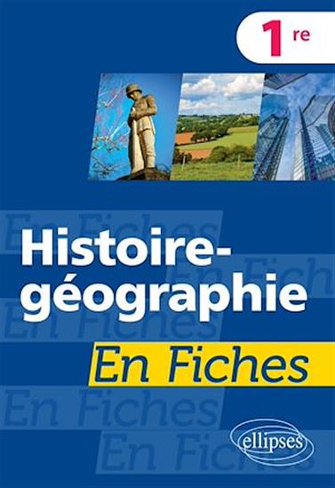 Histoire-géographie en fiches - Première - RABOT BRICE