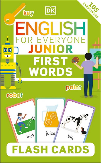 English for Everyone Junior First Words Flash Cards - COLLECTIF
