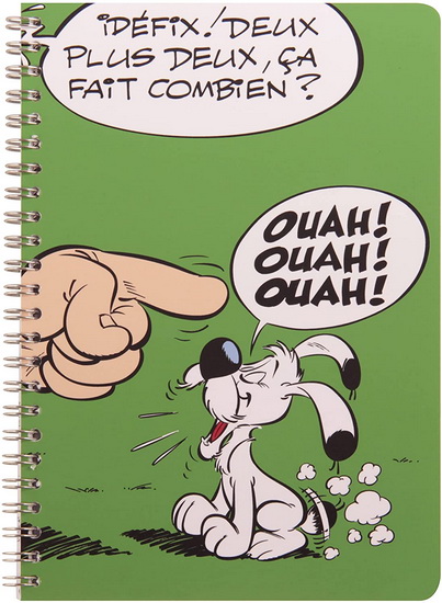 Cahier spirale Idéfix A5 100p 4AS