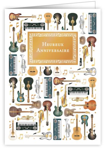 Heureux anniversaire instruments
