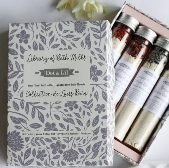 Coffret 4 Laits de bain 50g