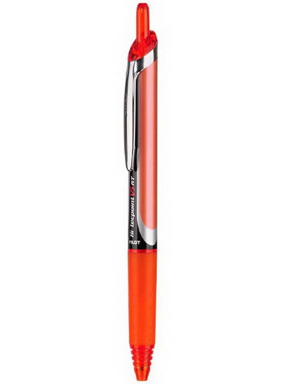 Stylo à bille rétractable Hi-Tech V5 RT orange 0.5mm