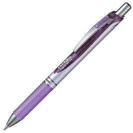 Stylo gel rétractable Energel lilas 0.7mm