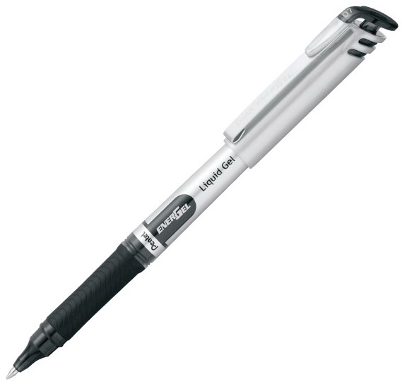 Stylo gel Energel noir 0.7mm