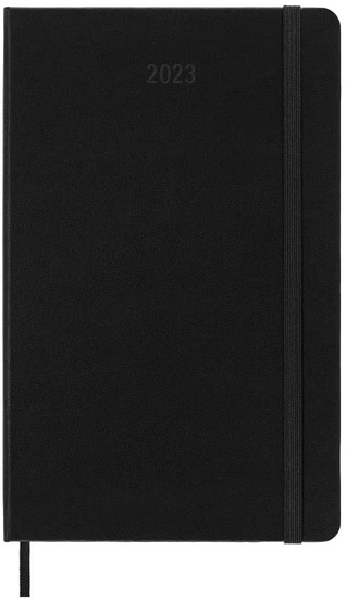 Agenda 2023 Moleskine 1s/2p Rigide Large Noir
