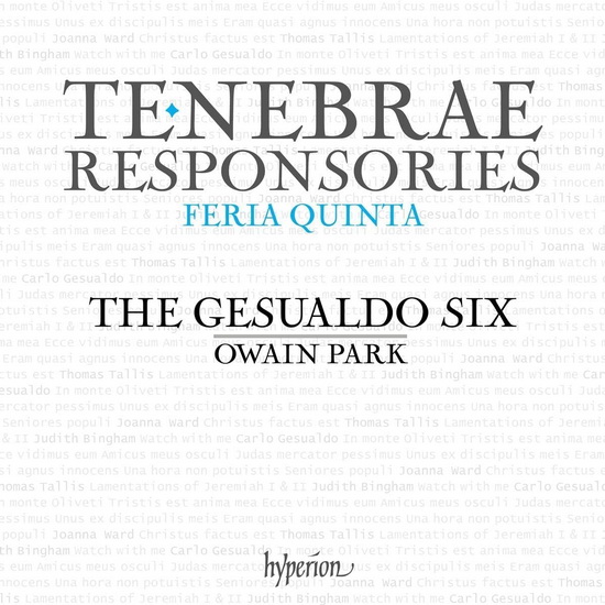 Gesualdo: Tenebrae Responsories For Maundy Thursday - GESUALDO. CARLO