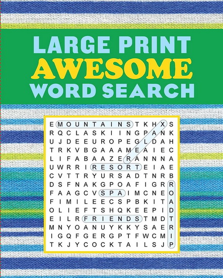 Large Print Awesome Word Search - COLLECTIF