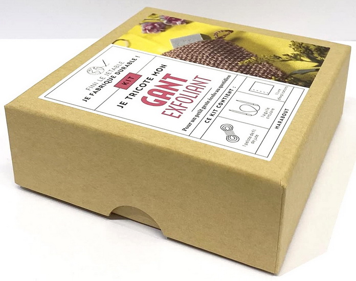 Kit je tricote mon gant exfoliant : pour un petit geste écolo au quotidien Cof. - JULIETTE MICHELET