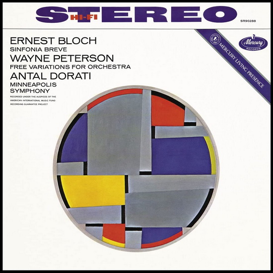 Bloch: Sinfonia Sacra, Peterson (Mercury Living Presence) (Vinyle) - BLOCH