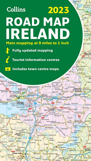 2023 Collins Map of Ireland - COLLECTIF