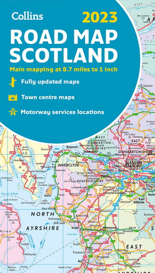 2023 Collins Map of Scotland - COLLECTIF