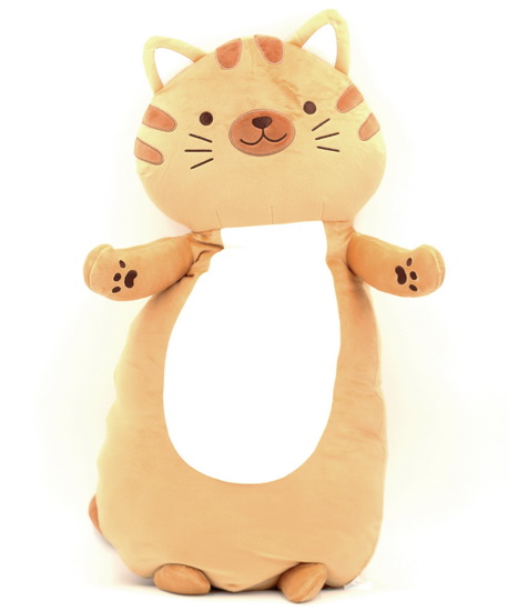 Coussin de corps Chat roux