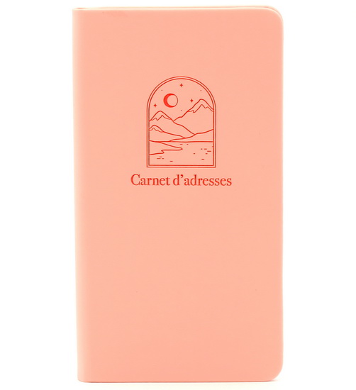Carnet d&#39;adresses Rose