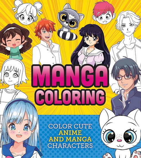 Manga Coloring Book - COLLECTIF