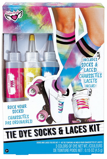 Paire de bas avec lacets Tie Dye