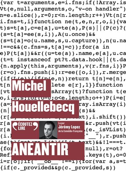 Anéantir (CD MP3) - MICHEL HOUELLEBECQ