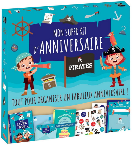 Mon super kit d'anniversaire : pirates Cof. - COLLECTIF