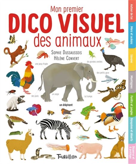 Mon premier dico visuel des animaux - SOPHIE DUSSAUSSOIS - HÉLÈNE CONVERT