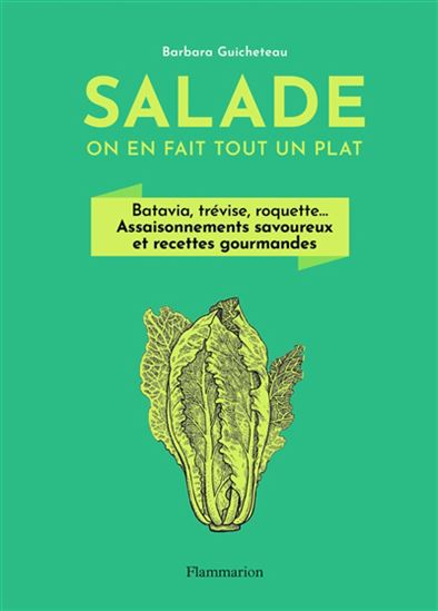 Salade : on en fait tout un plat : batavia, trévise, roquette... assaisonnements savoureux et recettes gourmandes - BARBARA GUICHETEAU