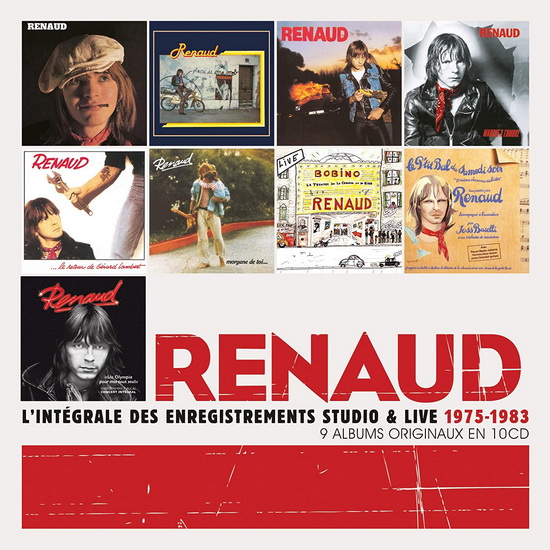 Intégrale des enregistrements studio et Live 1975- 1983 - RENAUD