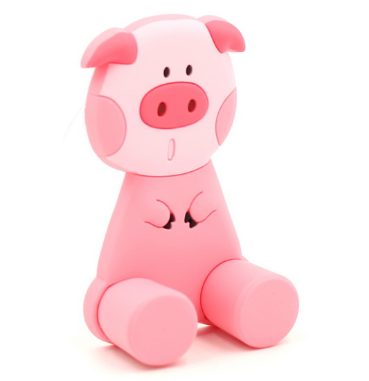 Support brosse à dents pour miroir Cochon