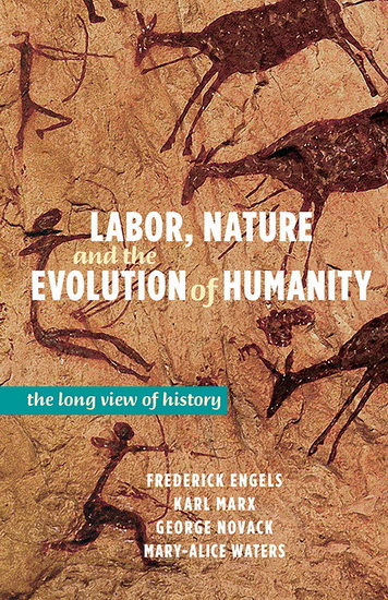 Labor, Nature and the Dawn of Humanity: The Long View of History - COLLECTIF