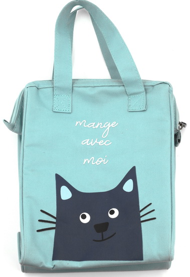 Sac à lunch Chat - Mange avec moi