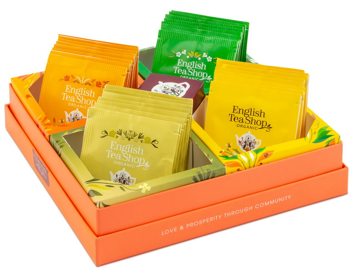 Ens. 32 sachets thés et infusions biologiques. Moments réjouissants