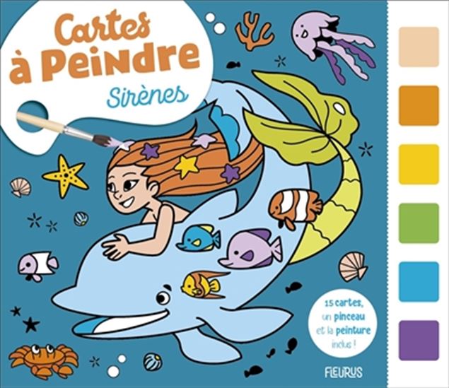 Sirènes : cartes à peindre - SHIILIA