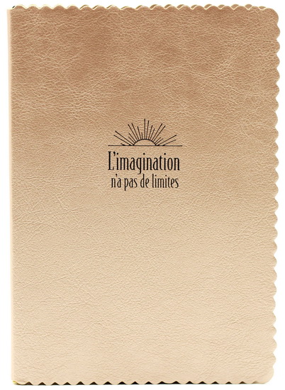 Journal ligné «L&#39;imagination n&#39;a pas de limites» 256p
