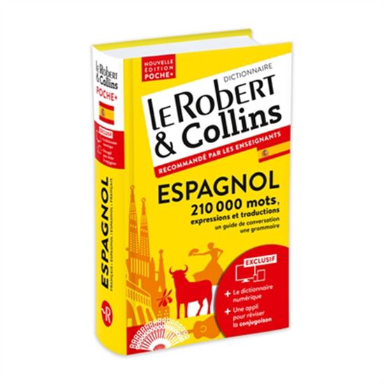 Le Robert & Collins poche + espagnol : espagnol-français, français-espagnol - COLLECTIF