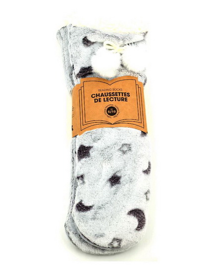 Chaussettes de lecture étoiles/lunes