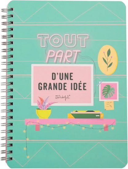 Cahier petit format - Tout part d’une grande idée