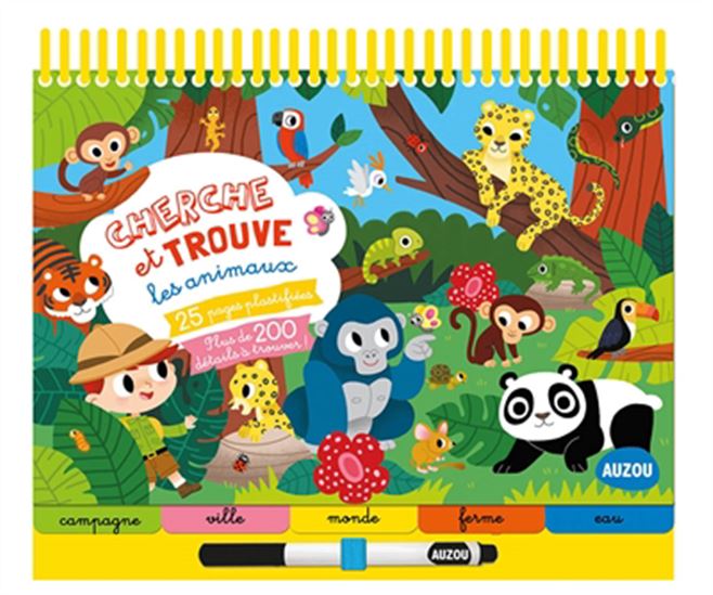 Cherche et trouve les animaux N. éd. - MR IWI - EMMA MARTINEZ